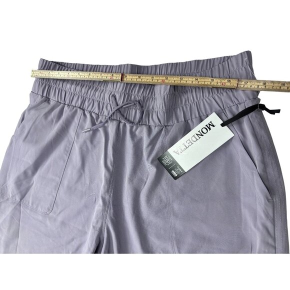 Lavender Grey Womens Side Stitch Wide Leg Pants XL - Picture 8 of 12